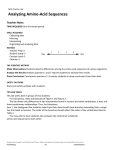 Amino Acid Phylogeny