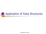Application of Data Structures