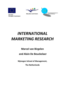 international marketing research - AUEB e