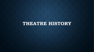 Theatre History - Harrisonville Schools