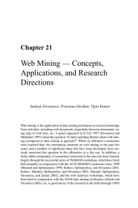 Web Mining - Data Analysis and Management Research Group
