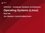 Operating Systems (Linux), 27/10/08