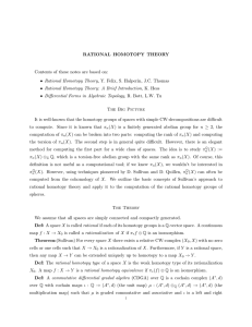 Class 43: Andrew Healy - Rational Homotopy Theory