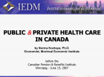 new opportunity for private health insurance in canada
