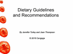Ch. 2.4 Dietary Guidelines Recommendations ppt