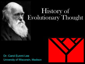 EVOLUTION - Carol Eunmi LEE - University of Wisconsin–Madison