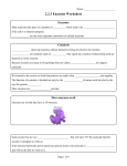 2.2.3 Enzymes Worksheet