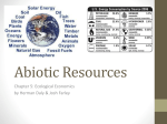 Ch 5: Abiotic Resources