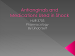 Antianginals and Medications Used in Shock