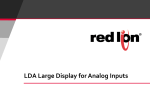 LDA Large Display for Analog Inputs