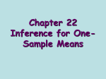 CH 22 Inference for means