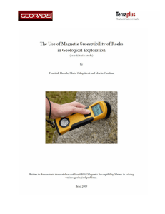 The Use of Magnetic Susceptibility of Rocks in Geological