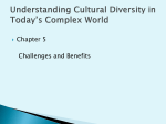 Chapter 5 Understanding Cultural diversity in Today*s Modern world