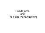 Fixed Points and The Fixed Point Algorithm