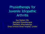 Physiotherapy for Juvenile Idiopathic Arthritis