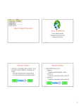 1 Input / Output Framework java.io Framework Streams of Bytes