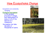 How Ecosystems Change