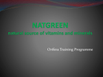 ACAI GREENS * THE VITAMIN AND MINERAL SUPPLEMENTS