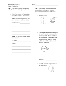 Algebra 2, Chapter 9, Part 1, Test A