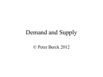 Demand and Supply