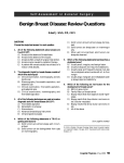 Benign Breast Disease: Review Questions