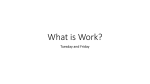 What is Work?
