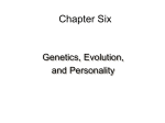 Genetics, Evolution, and Personality