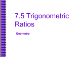 Trig Ratios Powerpoint File