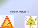 Triangle Congruence