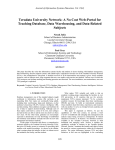 Teradata University Network - Journal of Information Systems