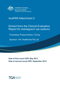 Attachment 2: Extract from the Clinical Evaluation Report for