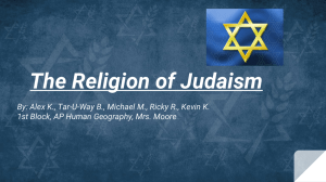 The Religion of Judaism