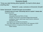 Schumpeter / Modern Growth Theory