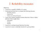 Reliability measures