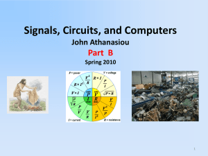 Robotic Component Functional Summary (cont.)