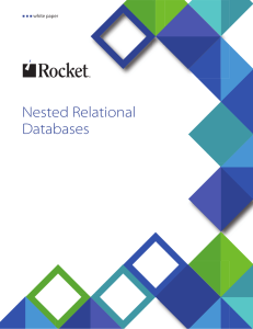 Nested Relational Databases