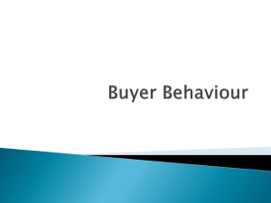 Buyer Behaviour Slides File