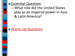 Imperialism by the United States