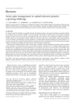 Acute pain management in opioid-tolerant patients: a