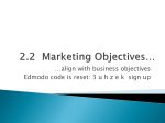 3. Marketing Objectives Instructions