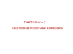 Unit - II Electrochemistry