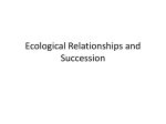 Ecological Relationships and Succession