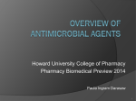 Lec. 5 - Overview of.. - College of Pharmacy at Howard University