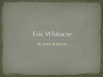 Eric Whitacre - Justin Robinson