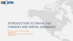 Spatial Data and Databases Presentation by Neelabh on 2/6/2017