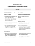 Understanding Trigonometric Ratios