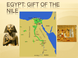 Egypt: Gift of the Nile - Miami Beach Senior High School