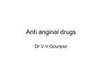 Anti anginal drugs