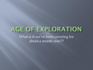 age of exploration - Rowan County Schools