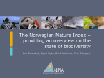 Framstad et al.: The Norwegian Nature Index
